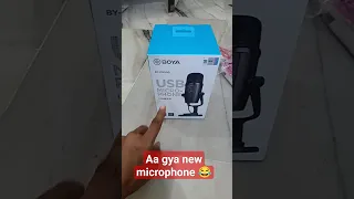 Upgrade Your Audio: New Boya PM500 USB Microphone 🎤 Unveiled! 🎧Unboxing Quick Overview #shorts