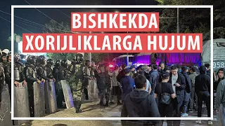 Bishkekda olomon xorijliklarga hujum qildi - o‘nlab odam yaralangan, 4 kishi hibsda