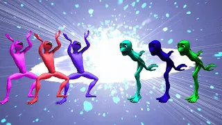 Dance Battle Royale: Alien Showdown in a Cosmic Explosion