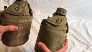 Difference between 1st and 2nd versions of the M1956 Canteen Covers / carriers