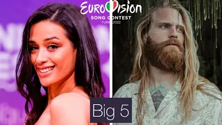 🇮🇹 Eurovision 2022 Big Five - My Top 5 [🇪🇸🇮🇹🇫🇷🇩🇪🇬🇧]