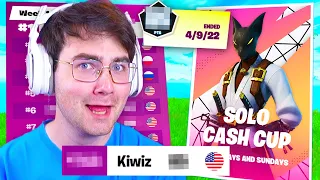 I Competed in the FIRST Solo Cash Cup of Season 2! (Fortnite Competitive FULL Tournament)