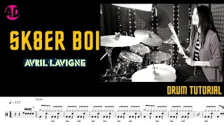 SK8ER BOI - AVRIL LAVIGNE - Drum Cover (Drum Score)