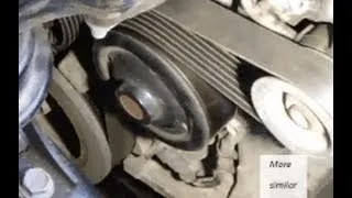 How to replace drive belt or serpentine belt Toyota Corolla. VVT-i engine. Years 2000-2009.