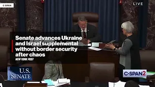 Senate advances $95B Ukraine, Israel aid bill with filibuster-proof majority after border deal fails