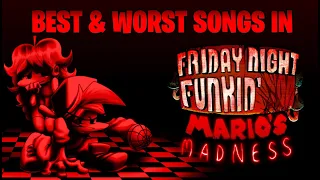 Ranking all Mario's Madness v2 Songs (Friday Night Funkin')