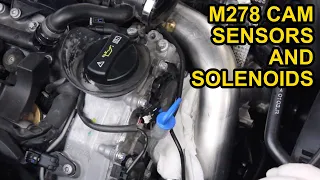 Mercedes-Benz M278 Cam Sensors and Solenoids Replacement (W221)