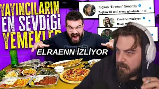 Elraenn İzliyor Tuna Tavus YAYINCILARIN EN SEVDİĞİ YEMEKLERİ GÖMDÜM! @TunaTavus