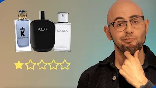 Reviewing The Lowest Rated Fragrances On Fragrantica | Men's Cologne/Perfume Review 2022