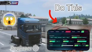 The Best Beginners settings in Trucker of Europe 3