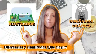 ILUSTRADOR VS DISEÑADOR GRÁFICO | Diferencias y similitudes | ¿Qué elegir? | mobelmart