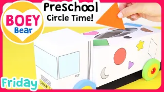 Preschool Circle Time Friday - Educational Videos for Toddlers UK, Boey Bear
