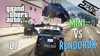 GTA 5 - 107.Rész (Kicsi Mini VS Három Rendőr / Vespucci Job) - Stark