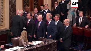 VP Biden Swears In Senate of 115th Congress