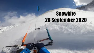 Snowkite 26 September 2020 - Lautaret Pass