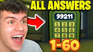 *NEW* ALL ESCAPE ROOM ACEDEMY ANSWERS LEVEL 1-60! Roblox Escape Room Academy Walkthrough!