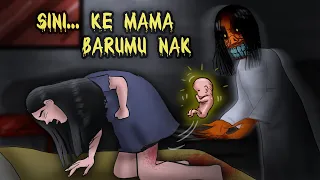 Bayi hilang dalam kandungan Part 1 - Perut tiba2 kempes #HORORMISTERI Kartun Hantu, Animasi Horror