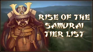 RISE OF THE SAMURAI UNITS TIER LIST!