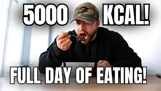 FULL DAY OF EATING OFF SEASON! *5000 CALORIES!