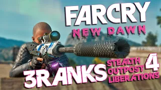 FAR CRY New Dawn Stealth Kills #4 No enemy marking, Hard-ass difficulty, undetected, no HUD