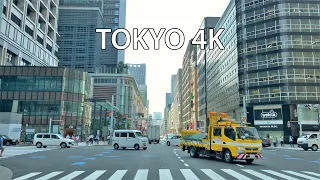 Tokyo 4K - Driving Downtown - Japan 東京 日本