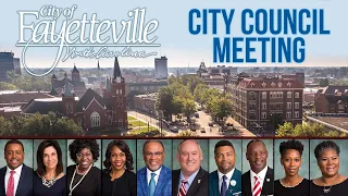 Fayetteville City Council Meeting   October 26 2020