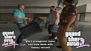 Gta 6 Protagonist Jason And Lusia Deals with Tommy Vercetti