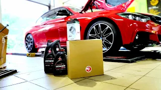 BMW 430i Cabrio M-Sport, ЗАМЕНА МАСЛА /ENGINE OIL CHANGE