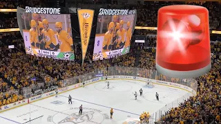 Nashville Predators 2022 Goal Horn Live (NEW HORN!) [4k]