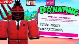 🔴ROBLOX LIVE | DONATING TO VIEWERS!!! | ROAD TO 25K🔴