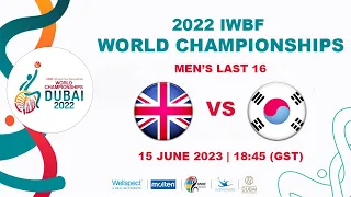 GBR vs KOR | Men's Last 16 Game 7 | 2022 IWBF Wheelchair Basketball World Championships