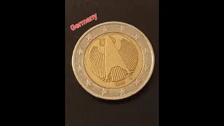 "Discover the Secrets Behind the 2 Euro Coins!" 2 Euro Coins from Germany from 2002.