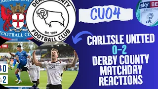 Carlisle United 0-2 Derby County -- Match day Vlog/Reaction