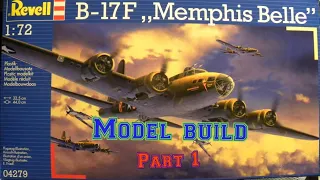B17 Memphis Belle, Revell 1/72 part 1