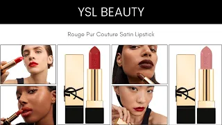 New Shades! YSL Beauty Rouge Pur Couture Satin Lipstick