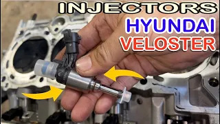 HOW TO REMOVED INJECTORS HYUNDAI VELOSTER