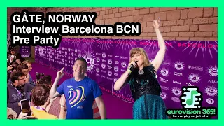 GÅTE, NORWAY - INTERVIEW - BCN Eurovision Pre Party 2024