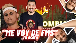 FILÓSOFO VS LOKILLO | #FMSCOLOMBIA 2022 - Jornada 7 | Urban Roosters | Reacción | Andrés Pinzón