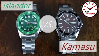 Islander Versus Kamasu  - Affordable Diver Watch Comparison