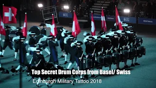 Drum Corps "Top Secret" at Royal Edinburgh Military Tattoo 2018