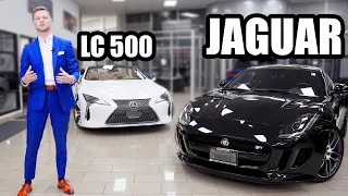 Jaguar F-Type vs Lexus LC500! The Ultimate Sounding V8s