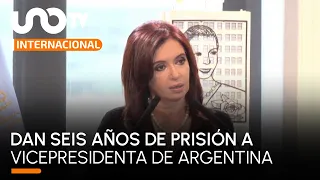 Sentencian a Cristina Kirchner, expresidenta de Argentina, a 6 años de cárcel por corrupción