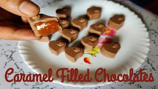 Caramel Filled Chocolates | How to make Homemade caramel chocolates | Chef Sugaran Kitchen