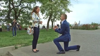 Незабываемое Свадебное предложение-флешмоб в Одессе