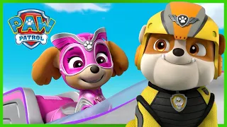 Best Rescues with Rubble and Skye 🛠🚁| PAW Patrol Compilation | Cartoons for Kids