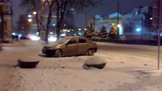 г.Днепр (Днепропетровск) Вечерняя прогулка по проспекту Дмитрия Яворницкого Часть 3