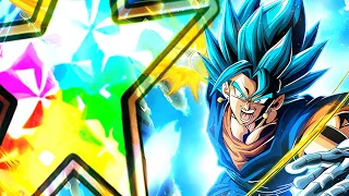 VEGITO da 1° SLOT!?! POTENTISSIMO! 100% LR VEGITO BLUE SHOWCASE LINK LVL 10! DBZ: Dokkan Battle