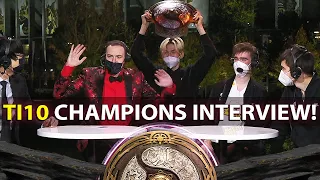 Team Spirit - TI10 CHAMPIONS INTERVIEW! - The International 10 DOTA 2