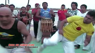 Roda de capoeira no Marco zero Recife-PE. Parte 1