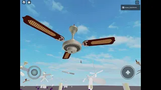 Roblox funniest wobbly ceiling fan game ever  Or something like that...